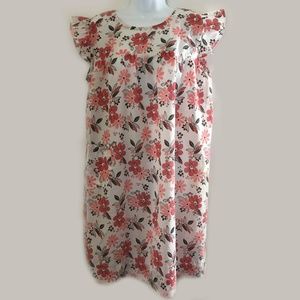 Pink and White Flowery Sleepwear